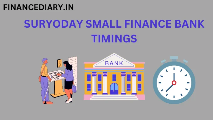 SURYODAY SMALL FINANCE BANK TIMINGS