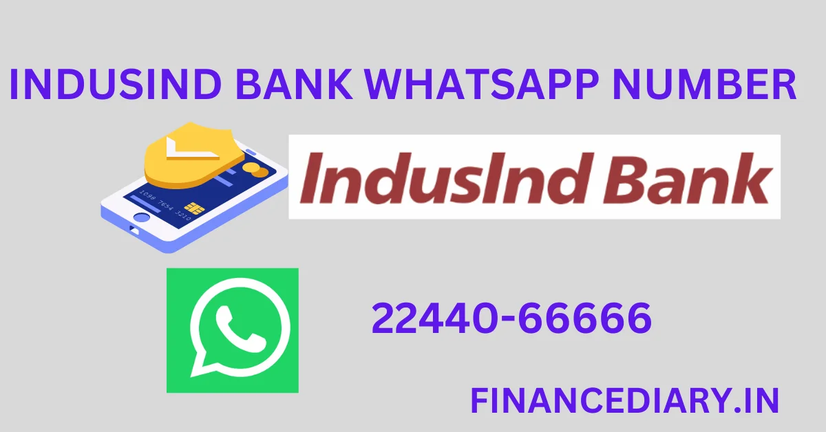 INDUSIND BANK WHATSAPP NUMBER