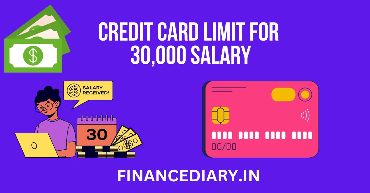 CREDIT CARD LIMIT FOR 30000 SALARY