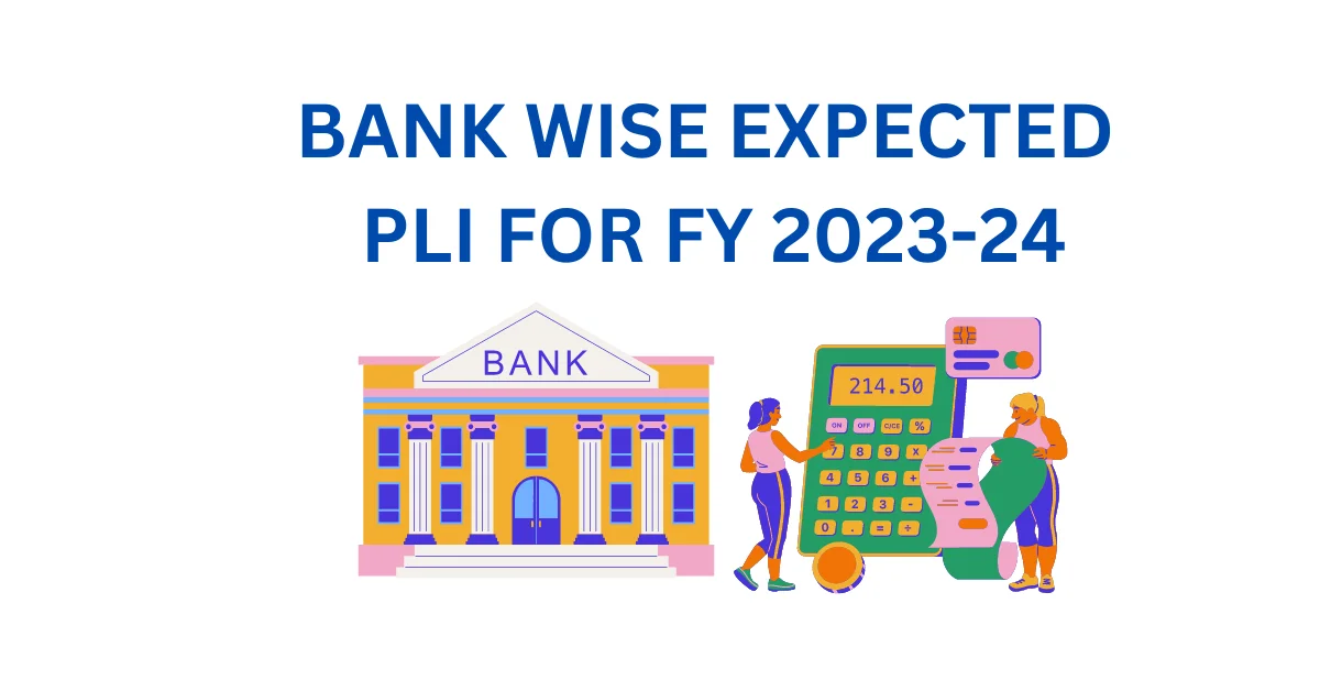 BANK WISE EXPECTED PLI FY 2023-24
